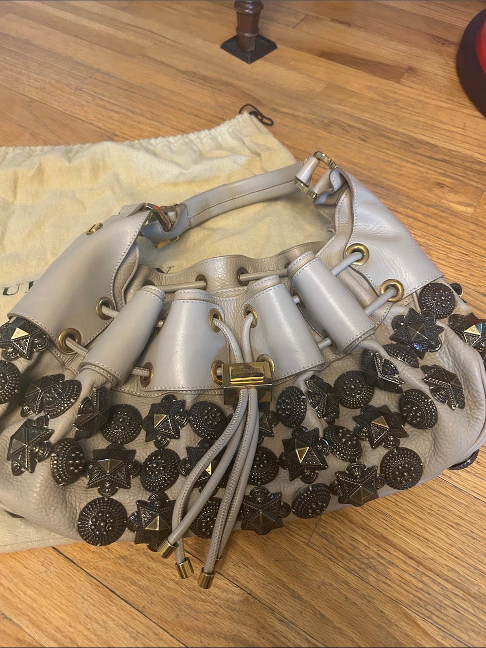 Burberry Prorsum Mason Warrior studded Hobo Excellent Condition